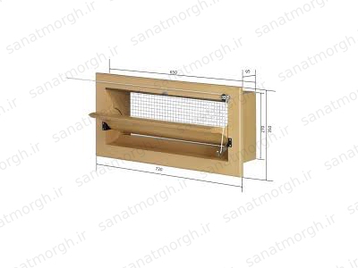 فروش پنجره اینلت سالن مرغداری صنعت مرغ